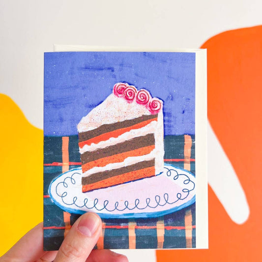 Happy Birthday Modern Greeting Card A2