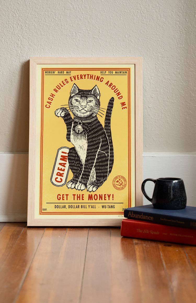 Cash Rules Print: 11"x17"