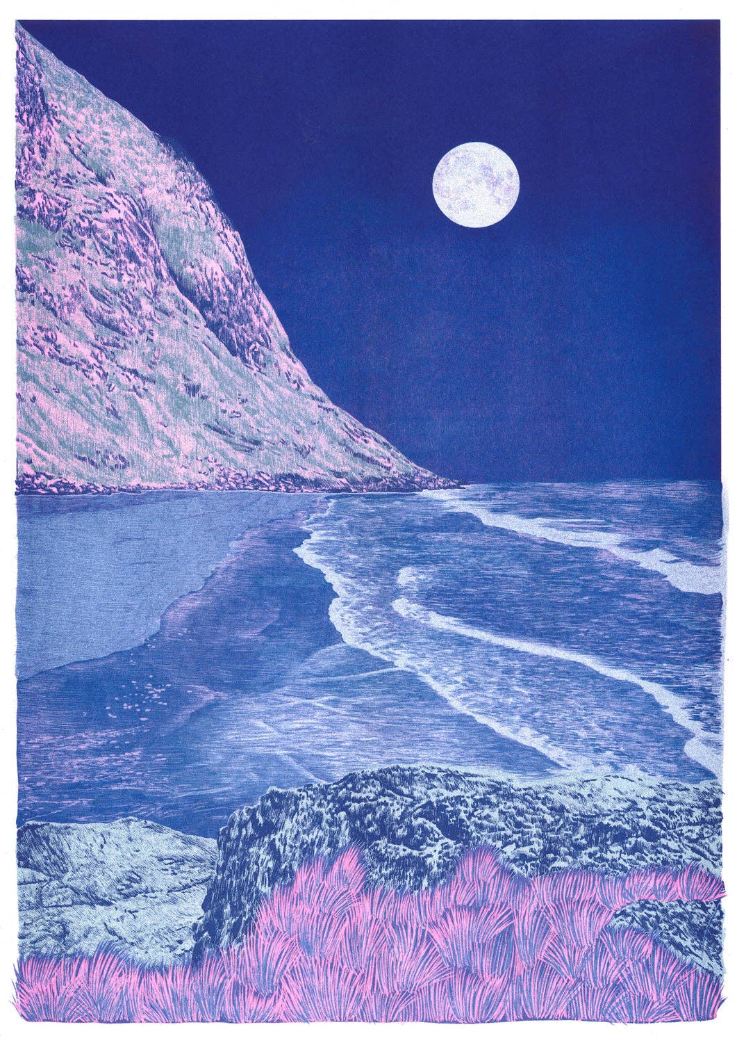 A3 poster - Manon Diemer - Blue Euphoria