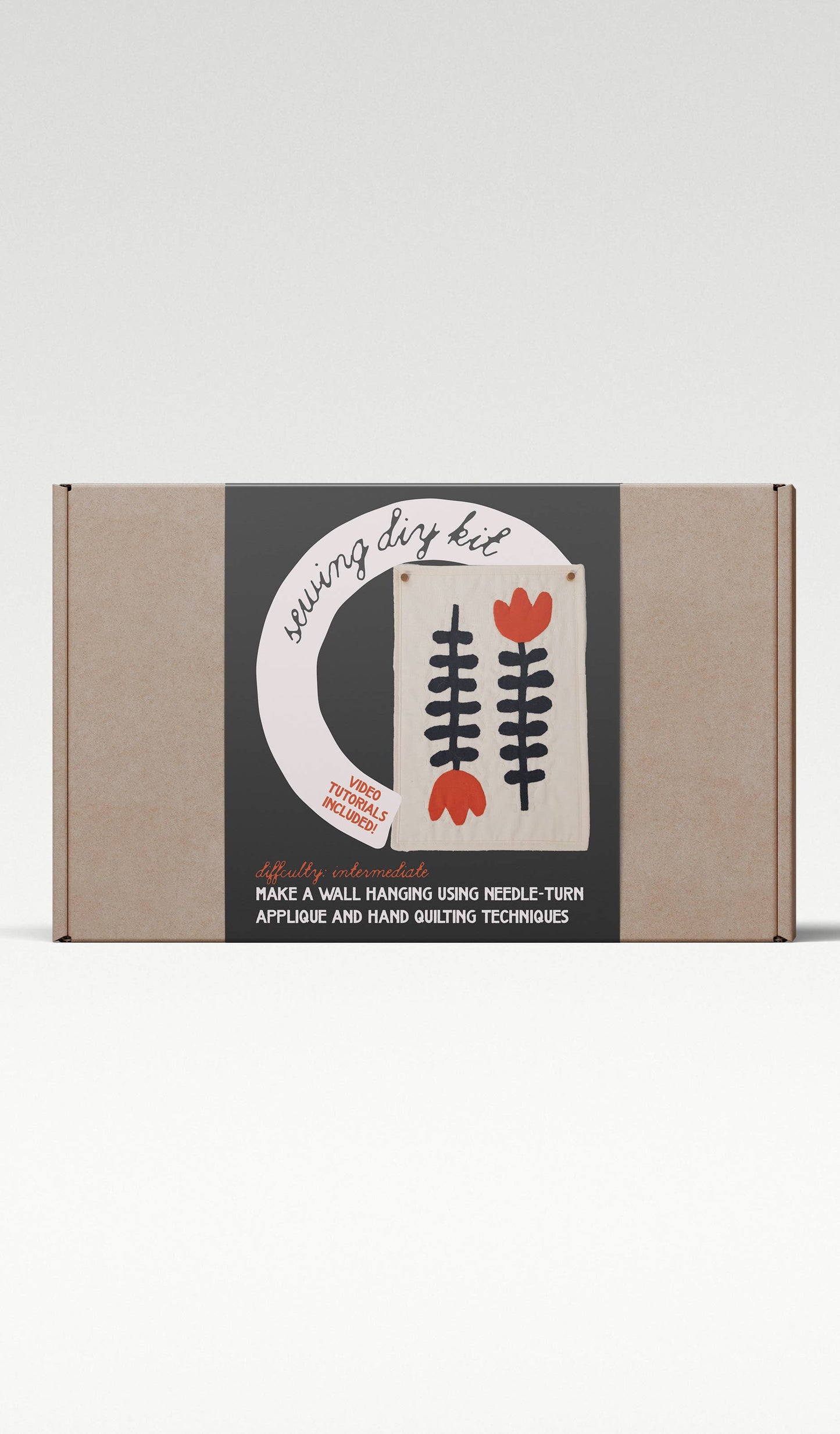 Nordic Flowers DIY Sewing Kit: Flame / Digital / Full Kit