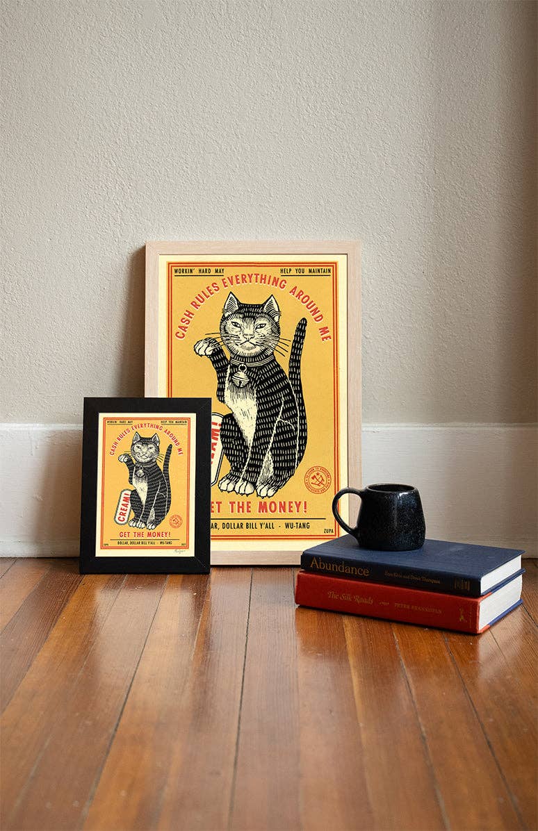 Cash Rules Print: 11"x17"