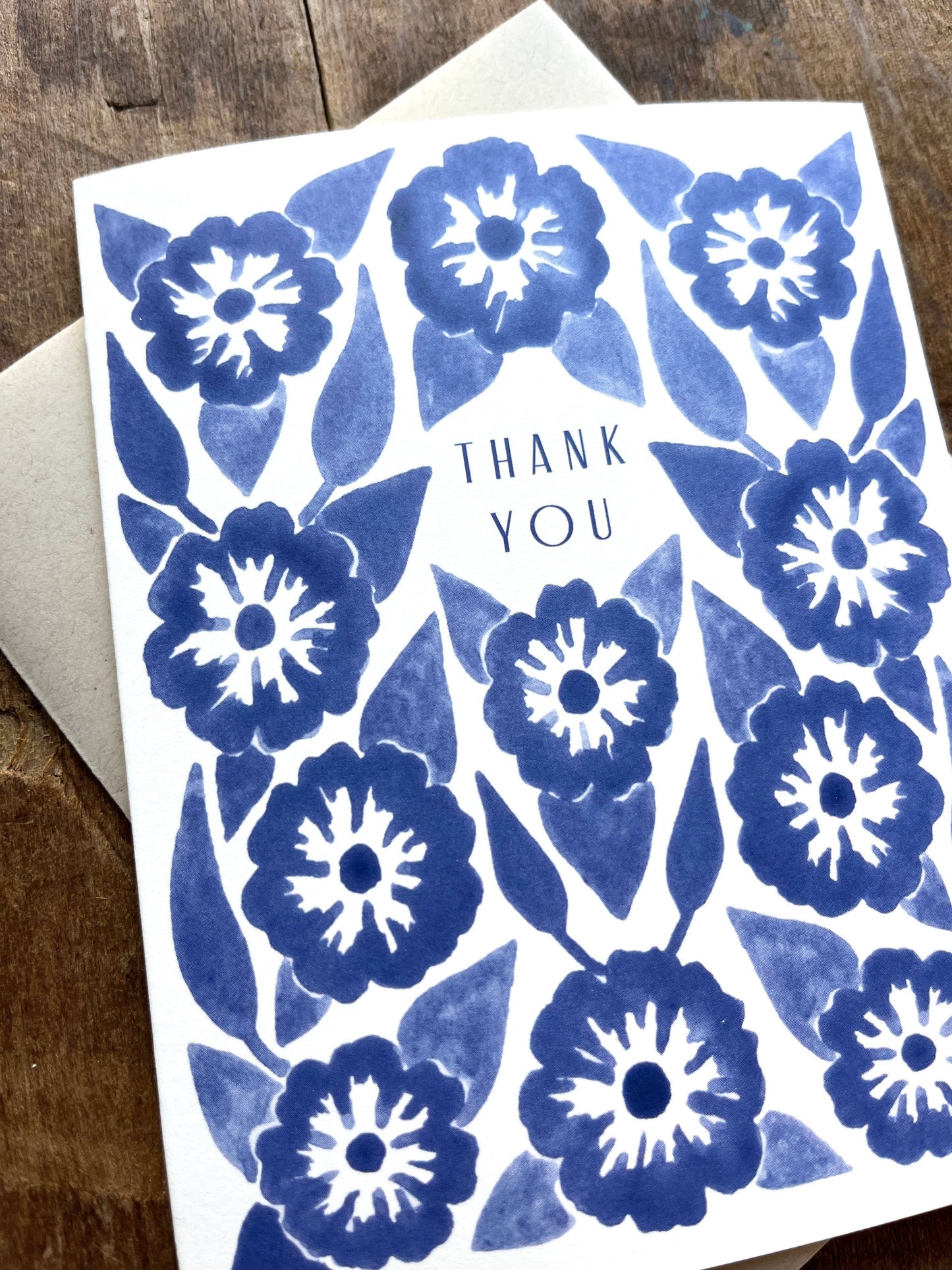 "Thank You," Greeting Card: Single Card