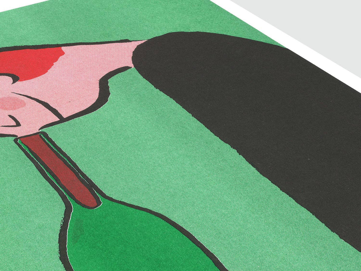 A3 poster - Jean Jullien - Bottle