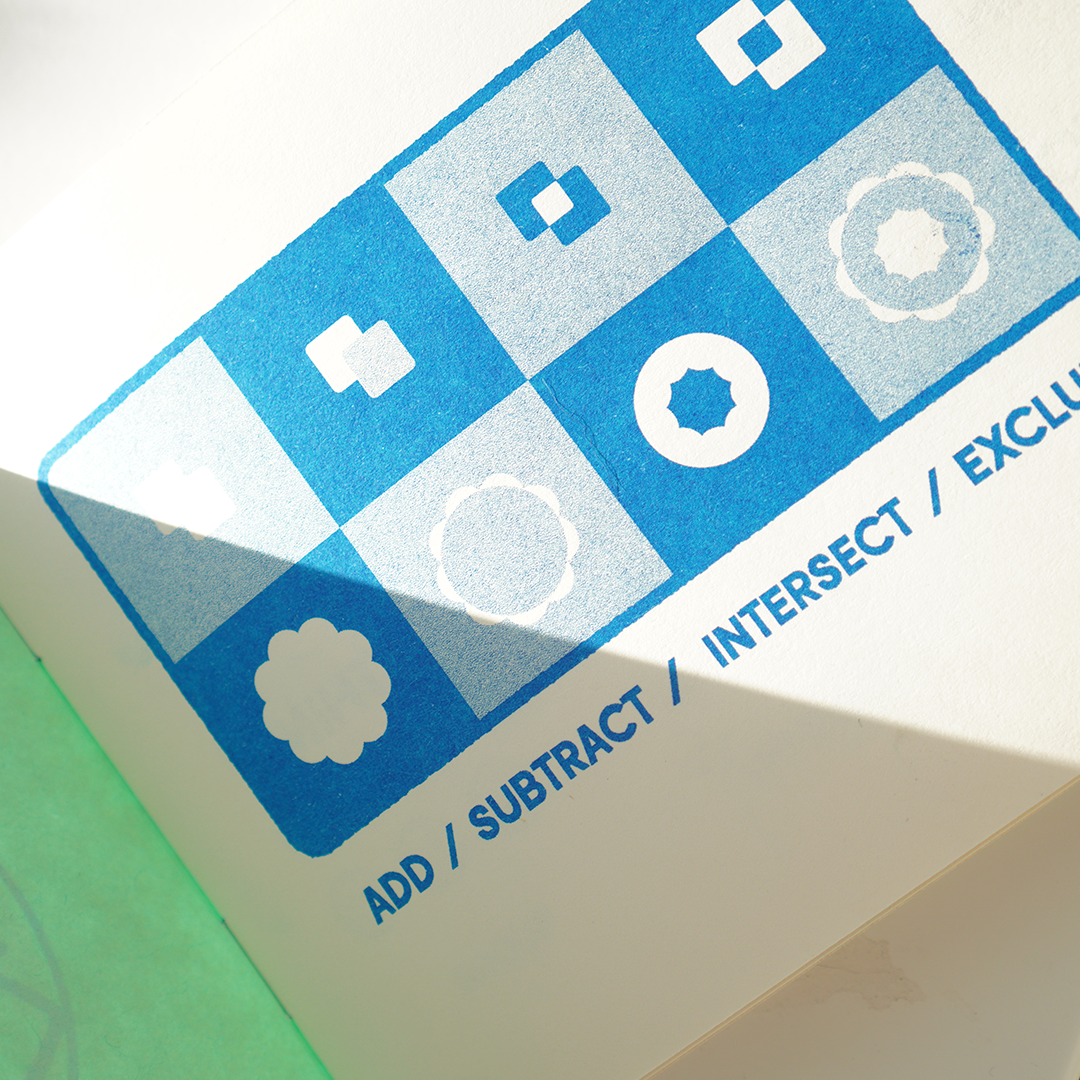 Pathfinder: Build Shapes, Build Relationships Riso Printed Zine