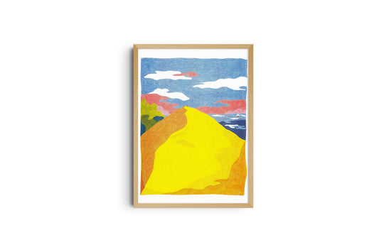 A3 poster - Elise Enjalbert - Dune of Pilat