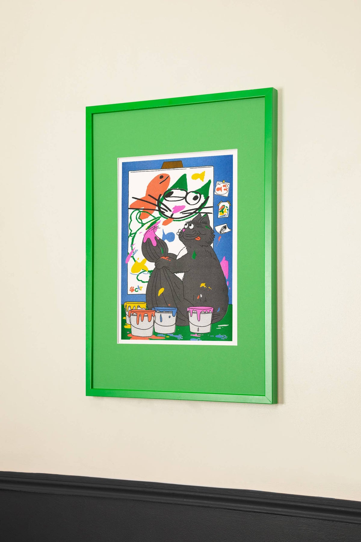 A3 poster - Angela Kirkwood - If pets could paint