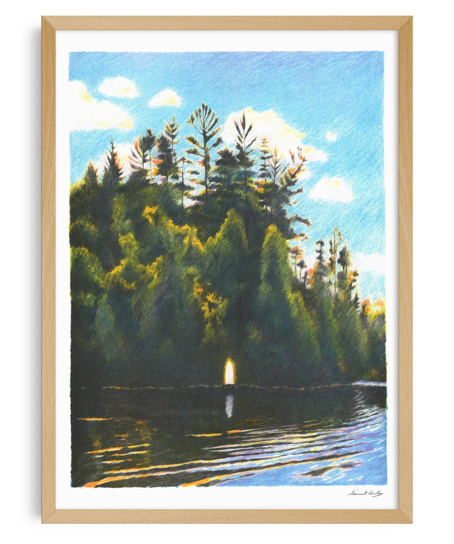 A3 Poster - Clément Thoby - Falcon Lake — Charlotte Le Bon