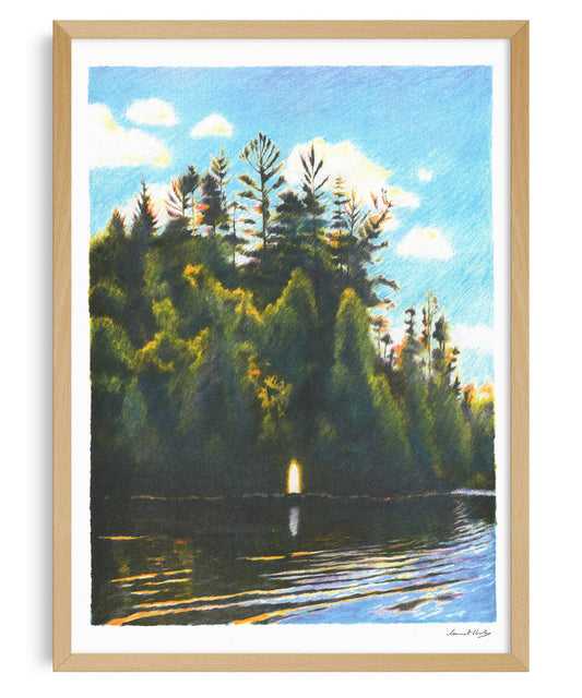 A3 Poster - Clément Thoby - Falcon Lake — Charlotte Le Bon