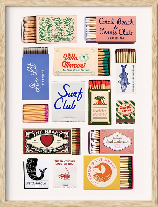 Coastal Matches: 8" x 10"