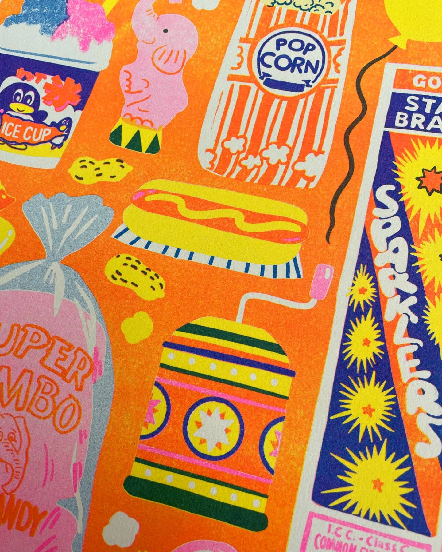 Funfair Riso Print