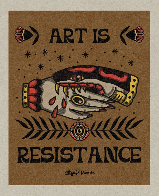 Art is Resistance (Snake)