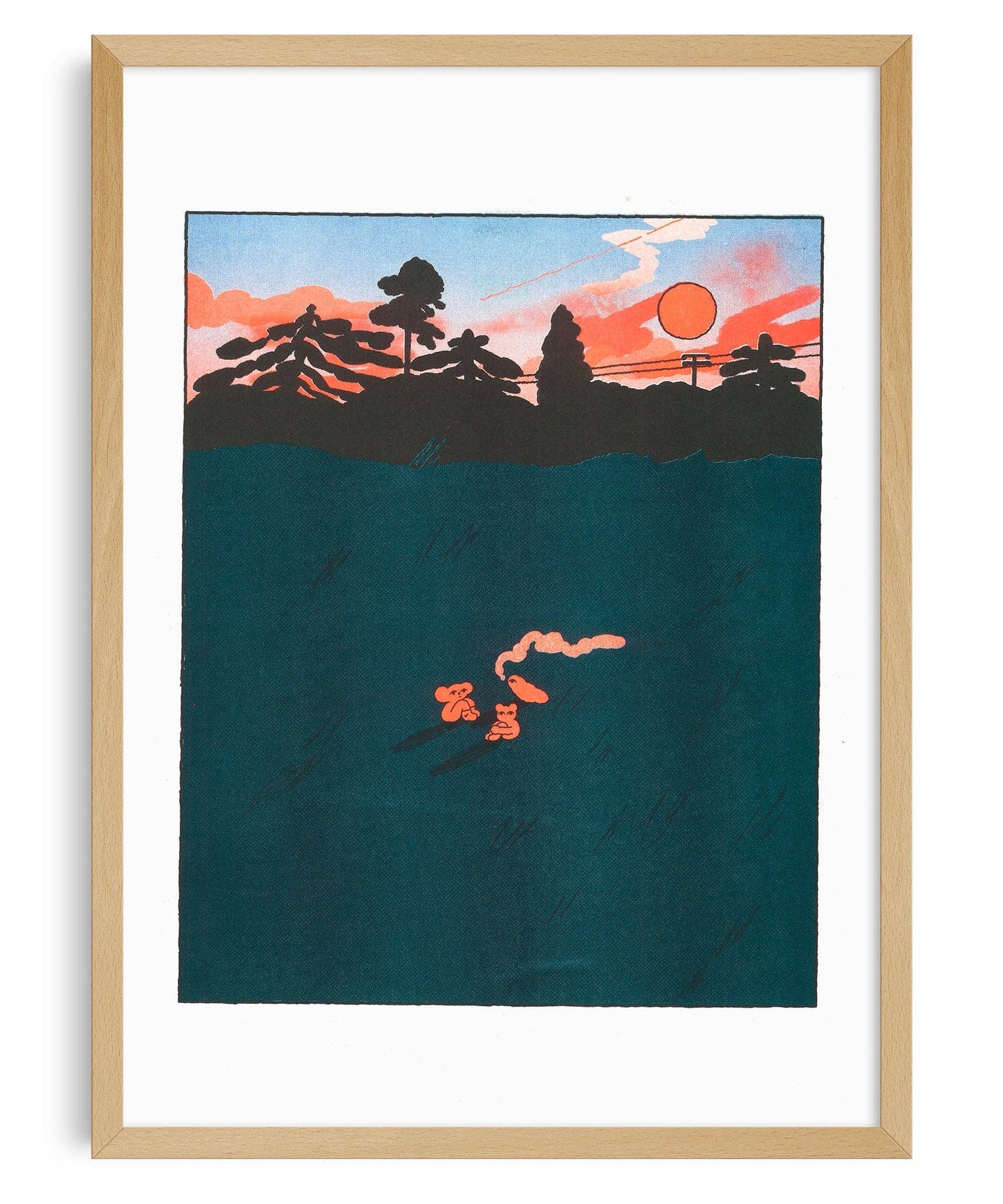 A3 Poster - Hel Covell - Fields at Dusk 2