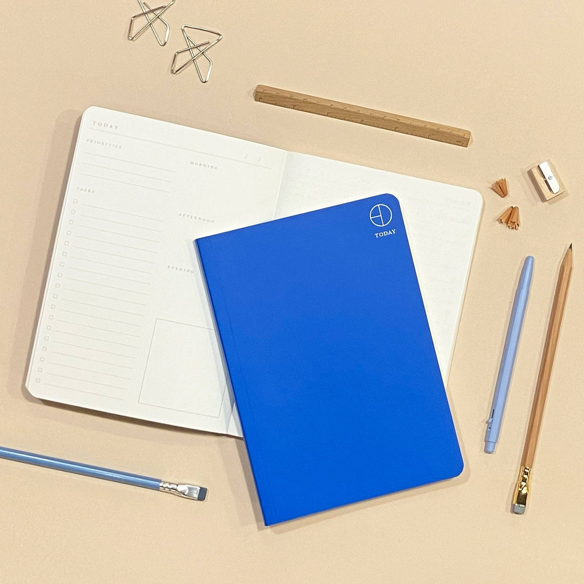 Original Softcover Today Planner A5: Cornflower Blue