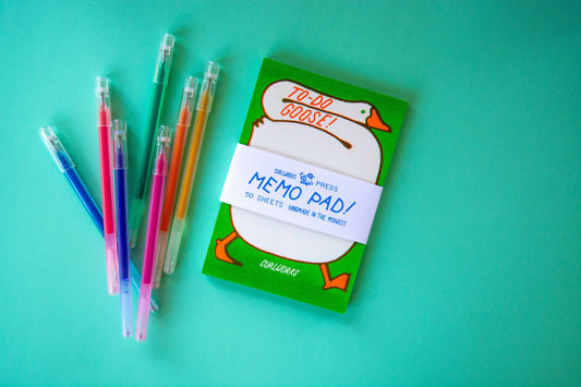 To-Do Goose Risograph Memo Pad