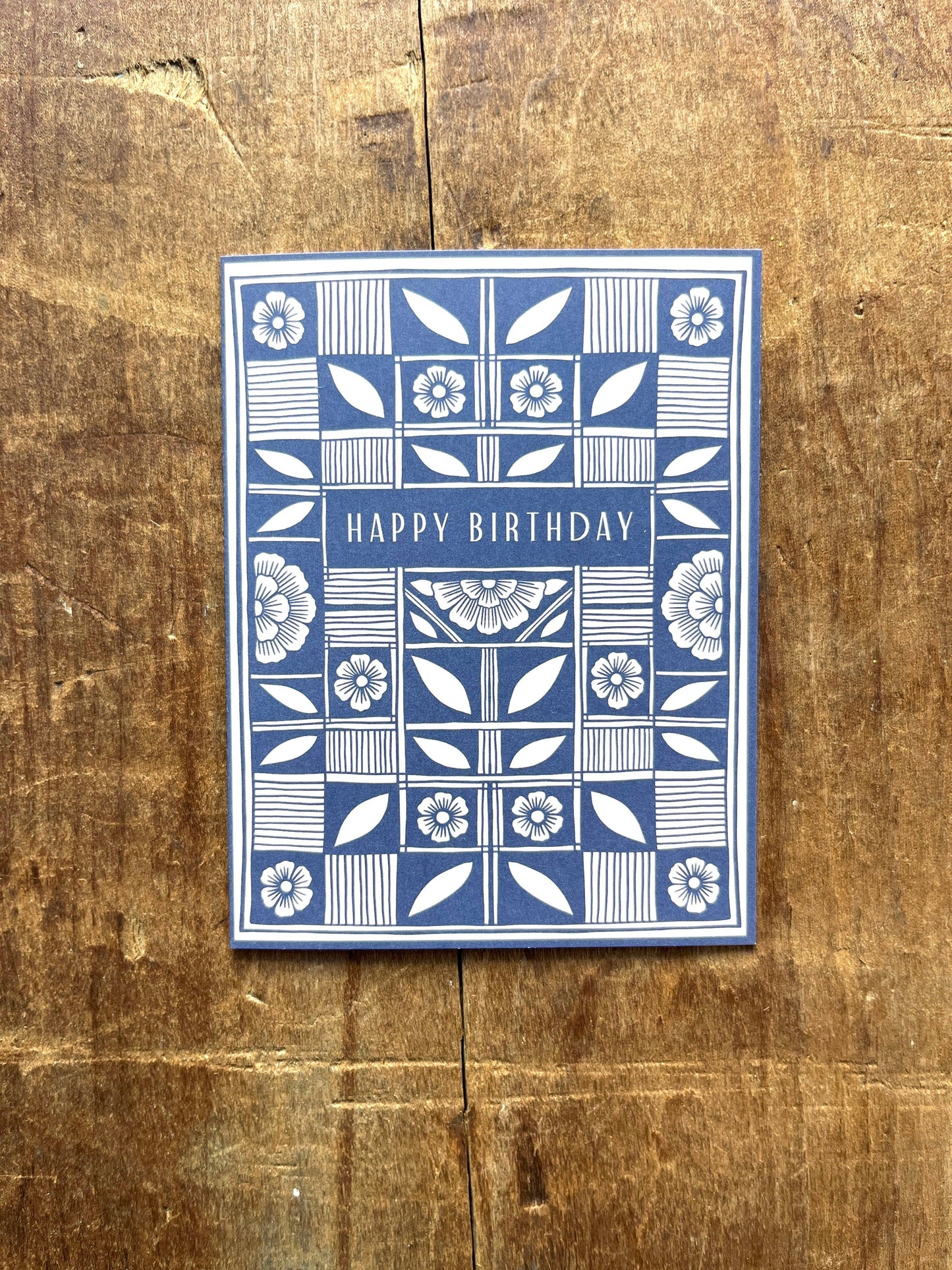"Happy Birthday," Greeting Card: Single Card