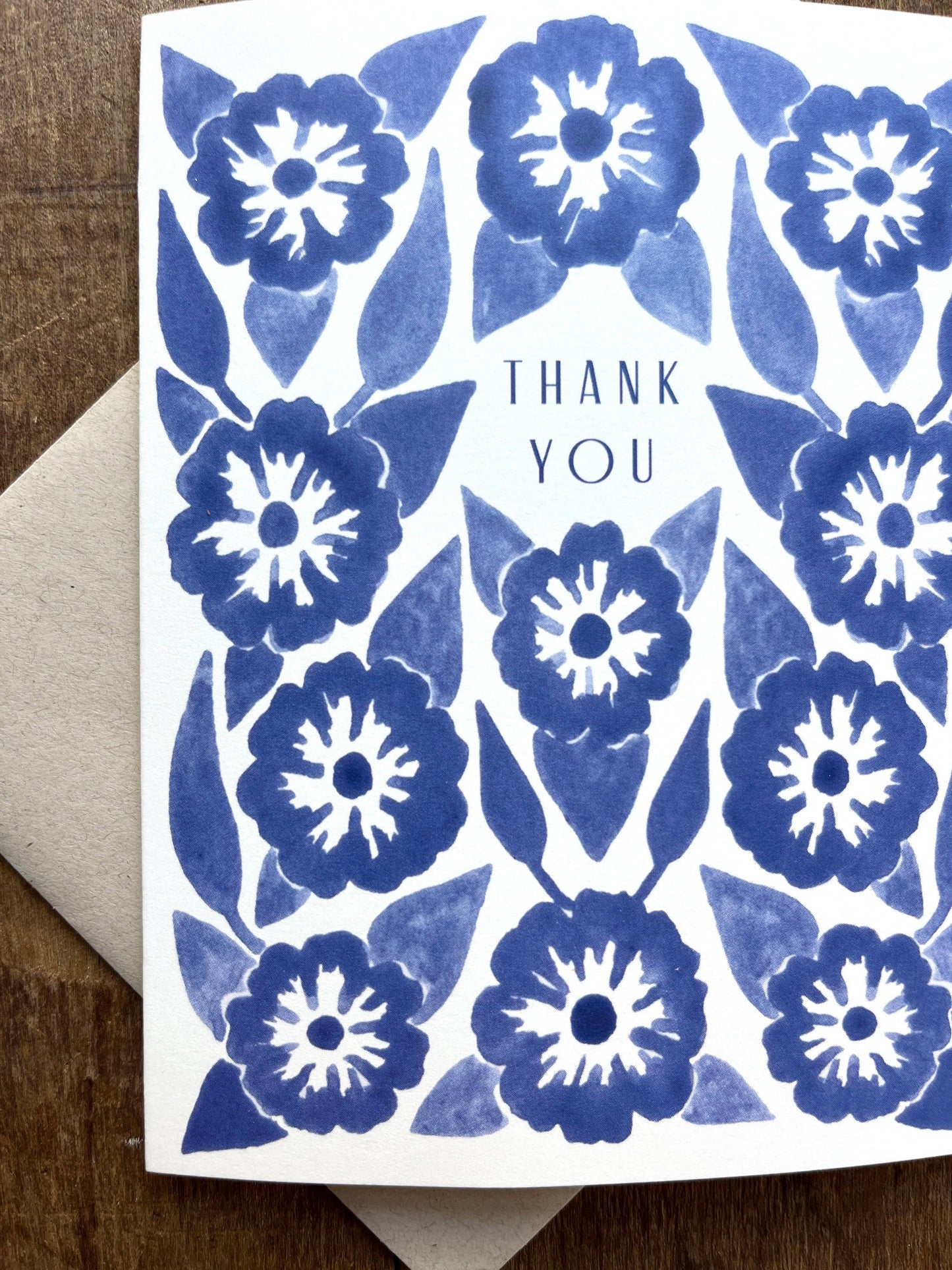 "Thank You," Greeting Card: Single Card