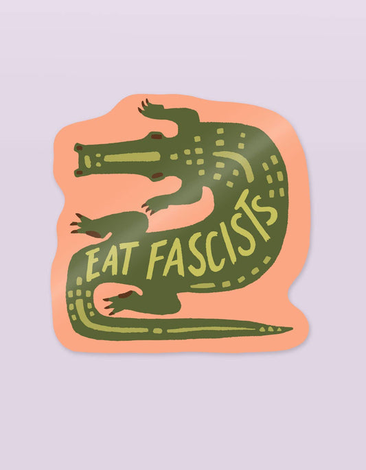 Die Cut Sticker | Eat Fascists Vinyl Bumper Sticker