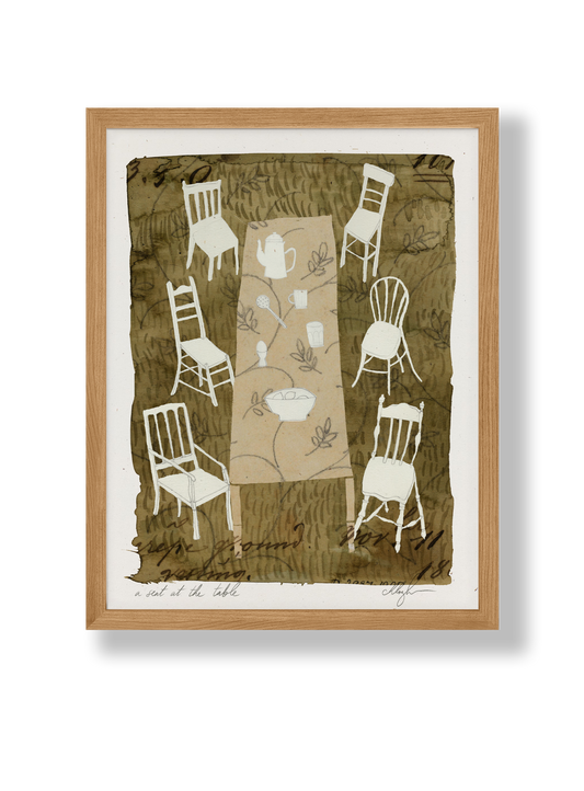 A Seat At The Table: 11 x 14