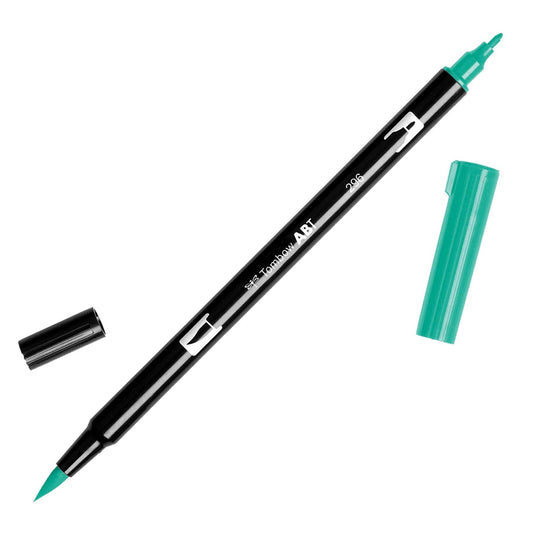 Dual Brush Pen Art Markers - Green - SKU# 56534