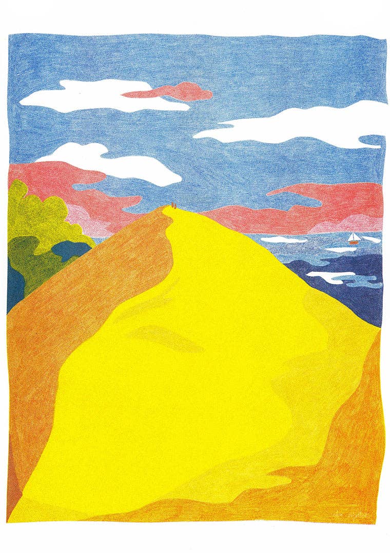 A3 poster - Elise Enjalbert - Dune of Pilat