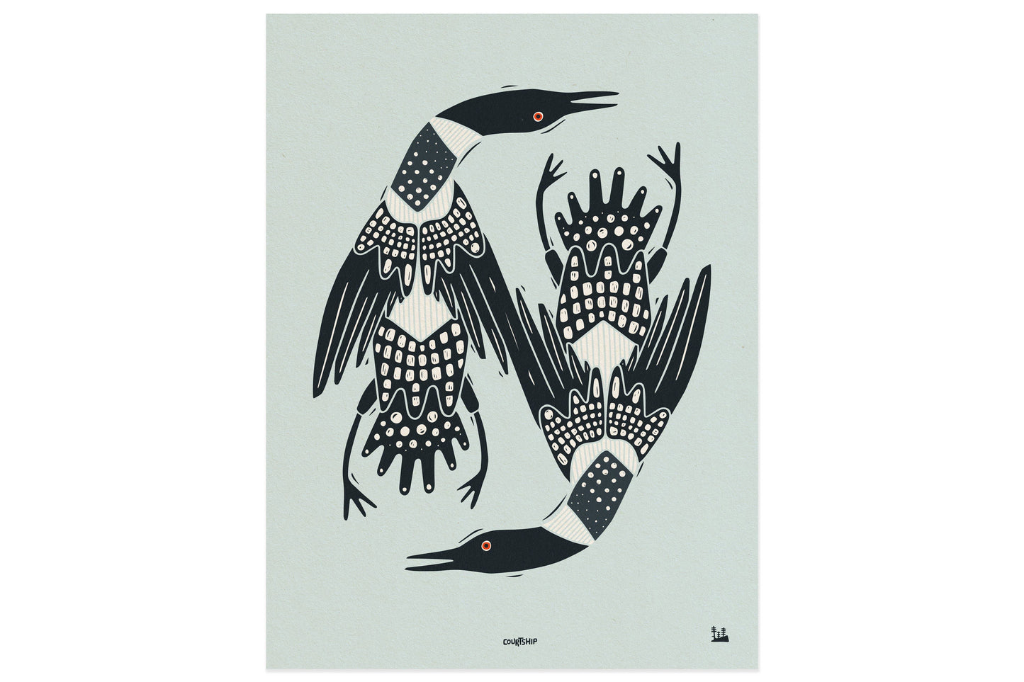 Courtship Print: 9x12