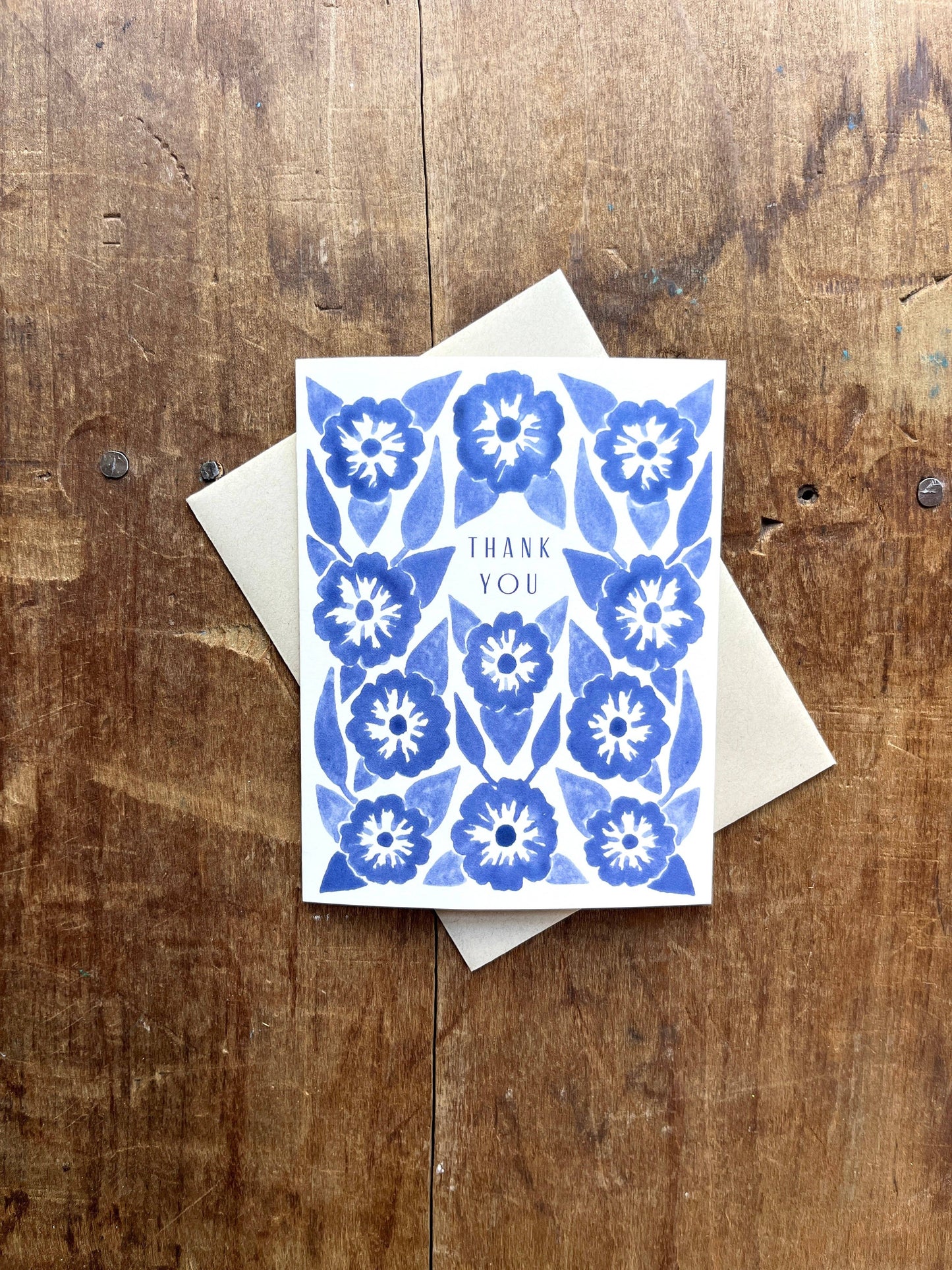 "Thank You," Greeting Card: Single Card
