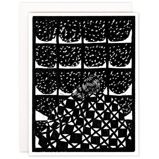 The Snow Is Snowing Winter Holidays Card