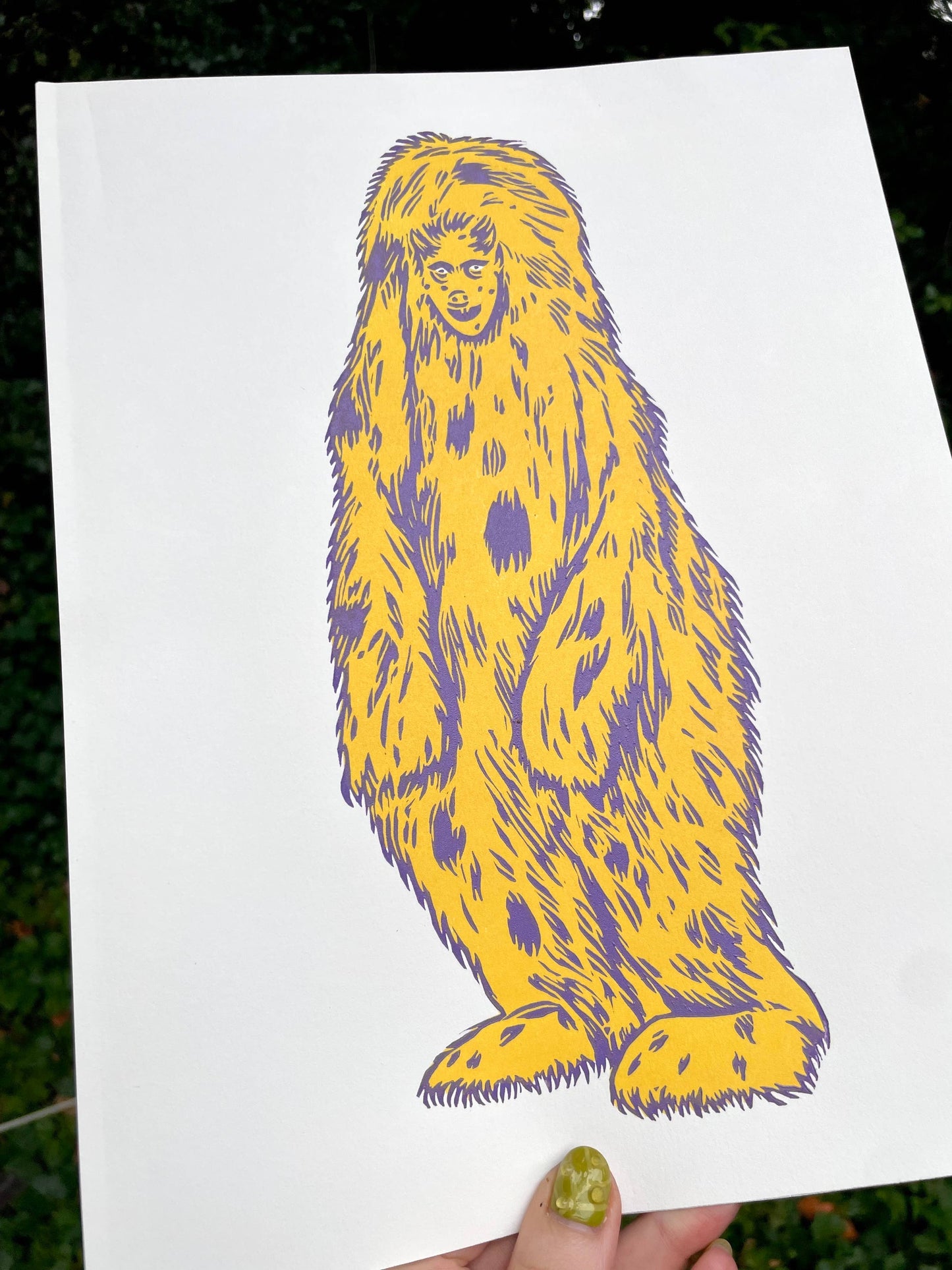 Spencer Linocut Print