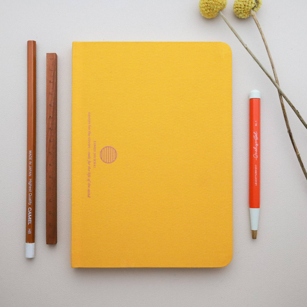 Goods for the Study Flexi Linen Journal Sunflower: A5