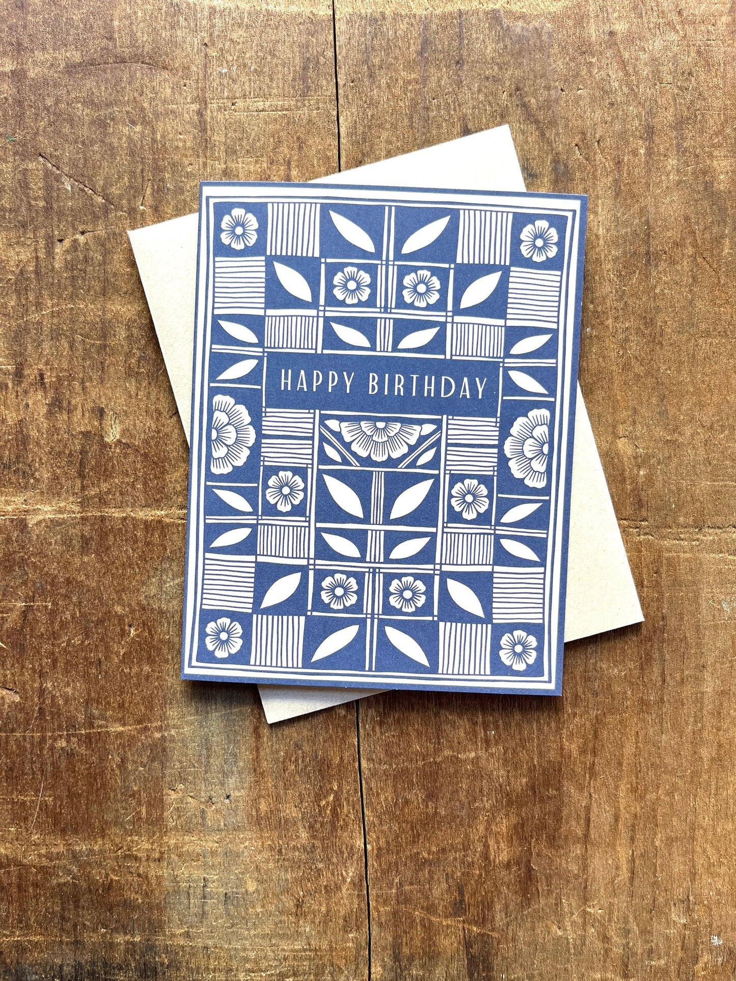 "Happy Birthday," Greeting Card: Single Card
