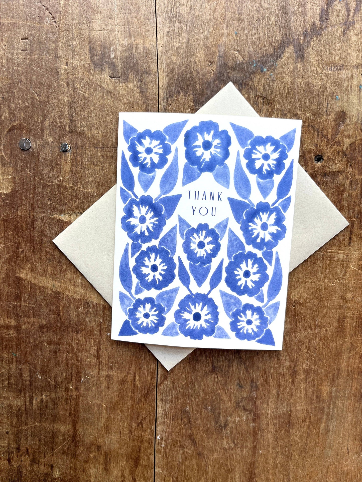 "Thank You," Greeting Card: Single Card