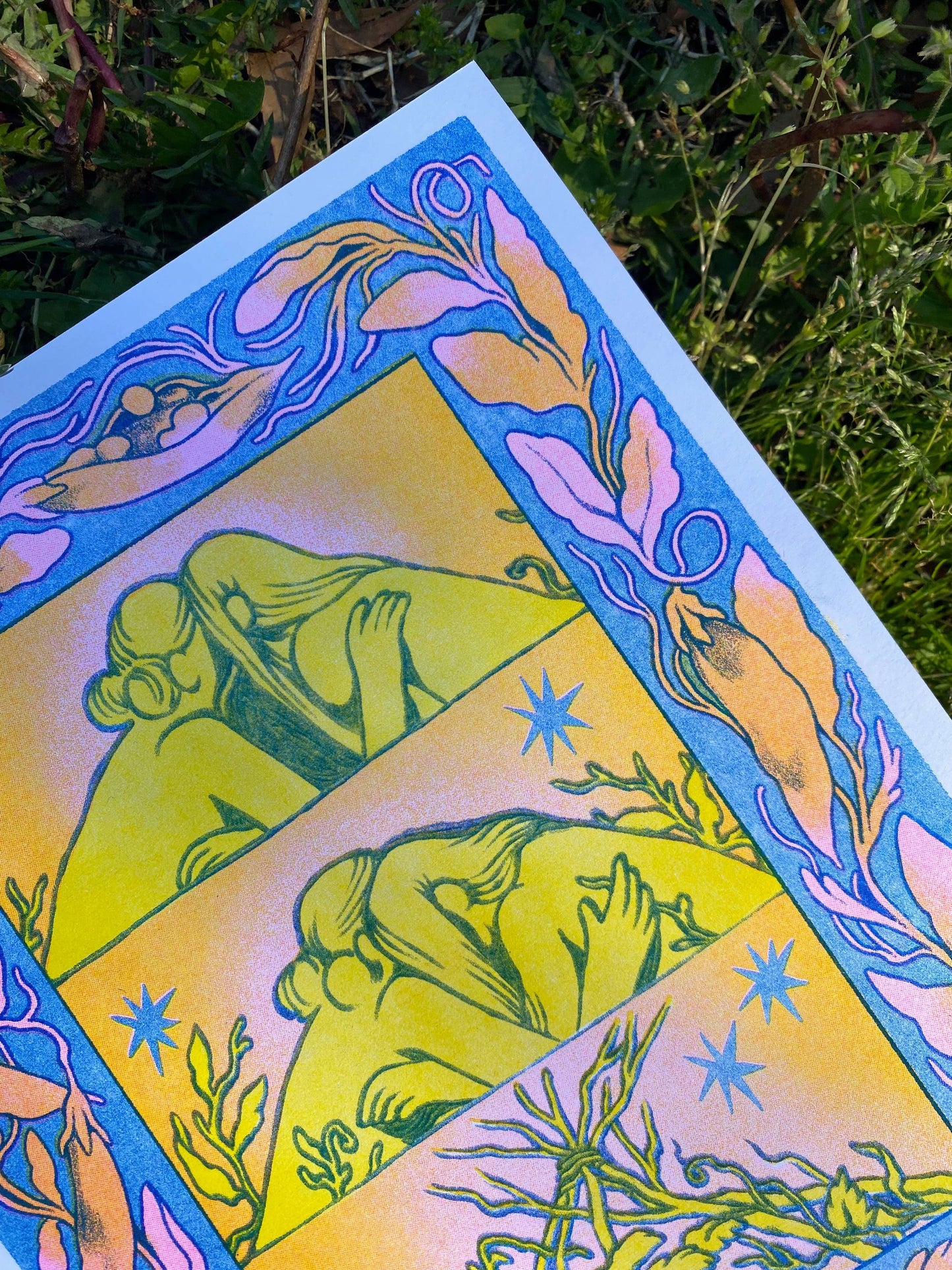 Trellis Riso Print