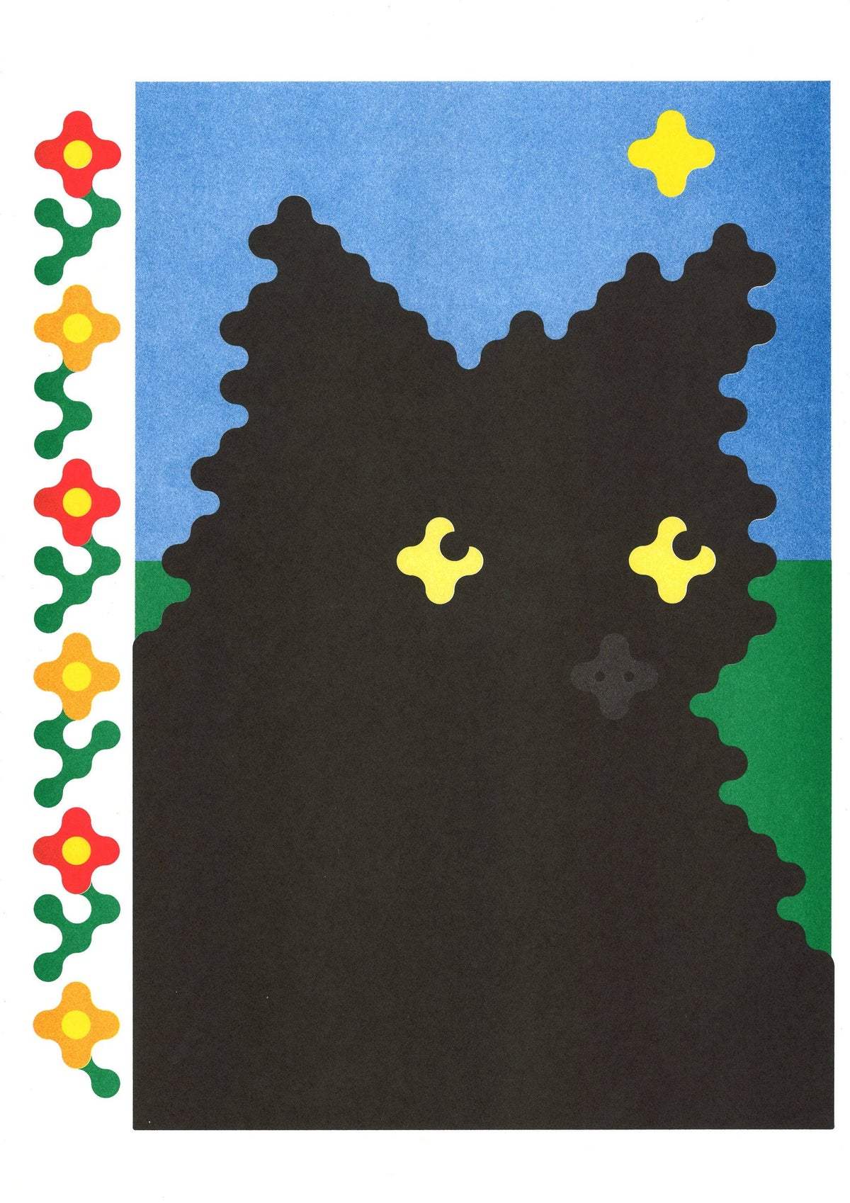 A3 poster - Joe O'Donnell - Black Cat